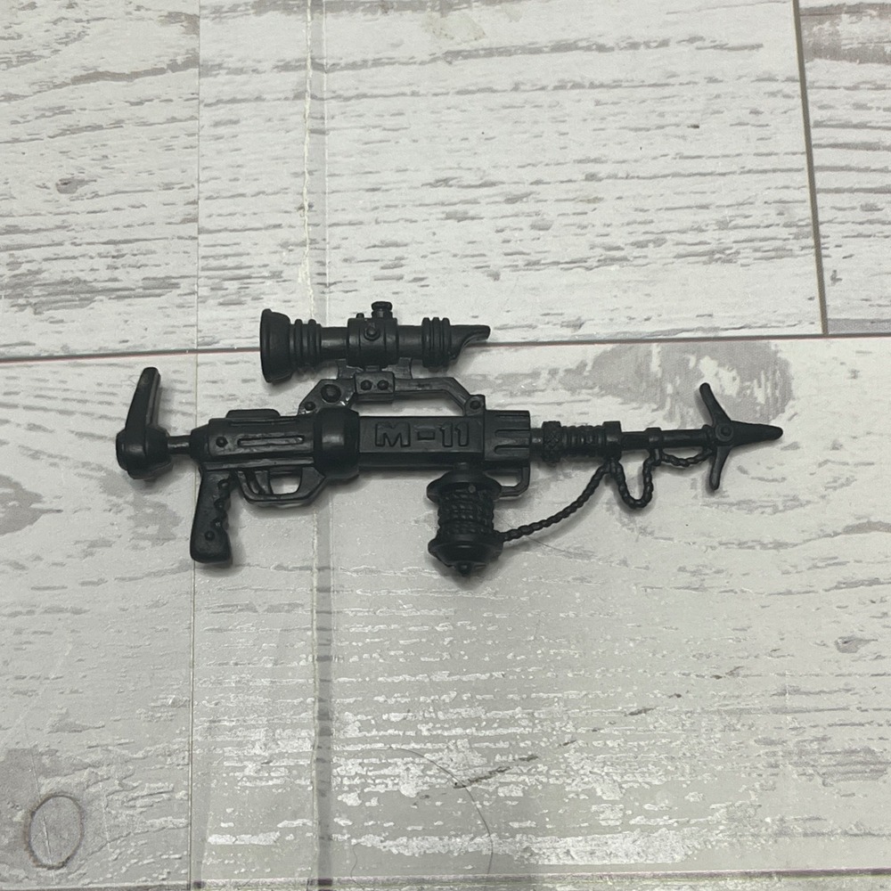 Vintage Black M-11 Harpoon Rifle Action Figure Accessory Toy Weapon 3.25 Inch